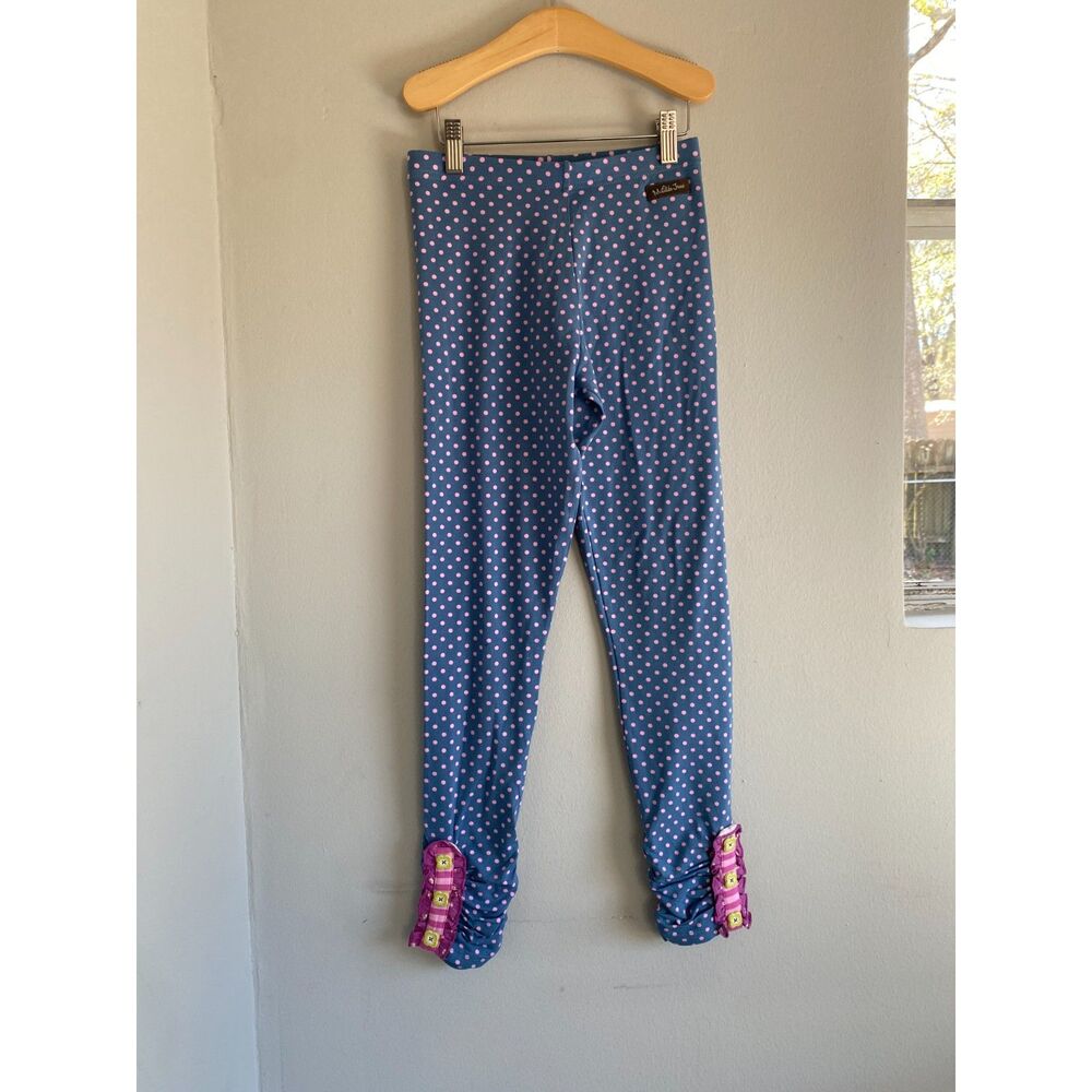 NWT Matilda Jane polka dot flower button Leggings Size 12
